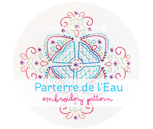 Parterre de l'Eau embroidery pattern