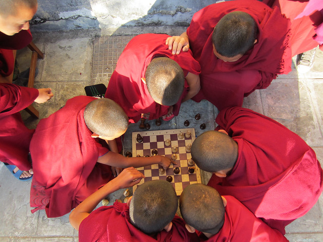 Young Monks in the Morning