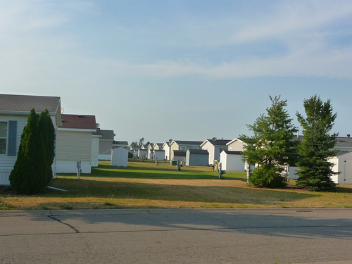 homes summer west portland evening michigan july row mobilehome