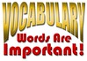Vocabulary - Words Are Important