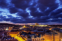 Angry clouds above Prague