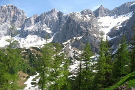 Dachstein, letní skialp za humny