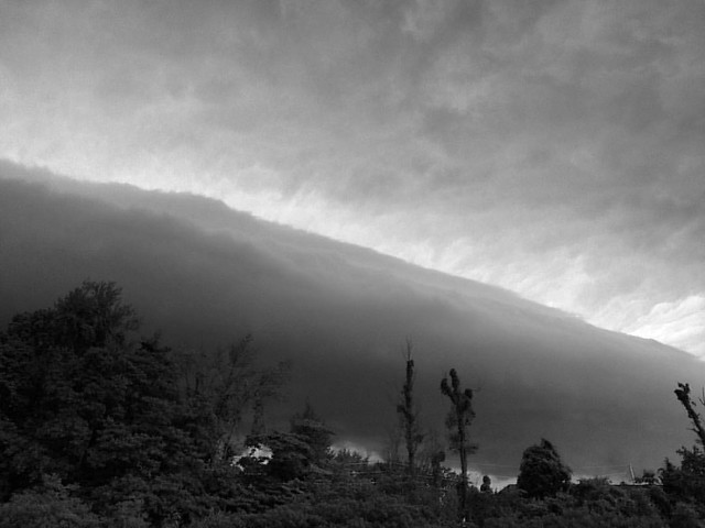 Shelf Cloud #shelfcloud #arcuscloud #clouds #storm #sky #skies #indianaskies