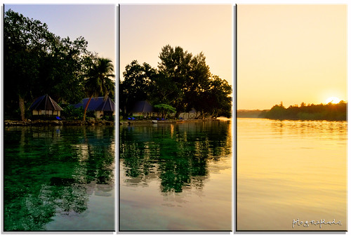 sunset reflections evening nikon dusk calm shallow hdr vanuatu d90 portvila erakorlagoon fotografdude