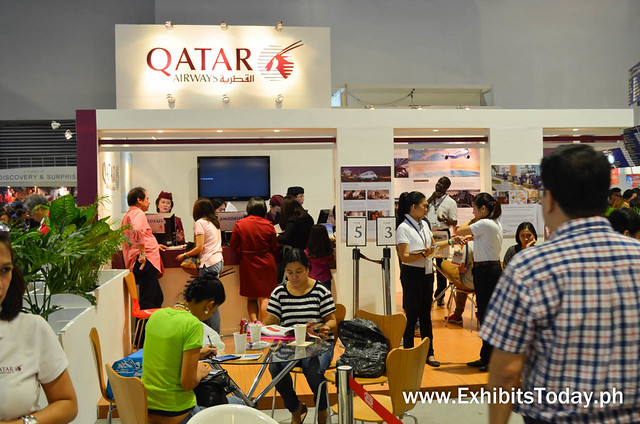Qatar Airways Trade Show Booth