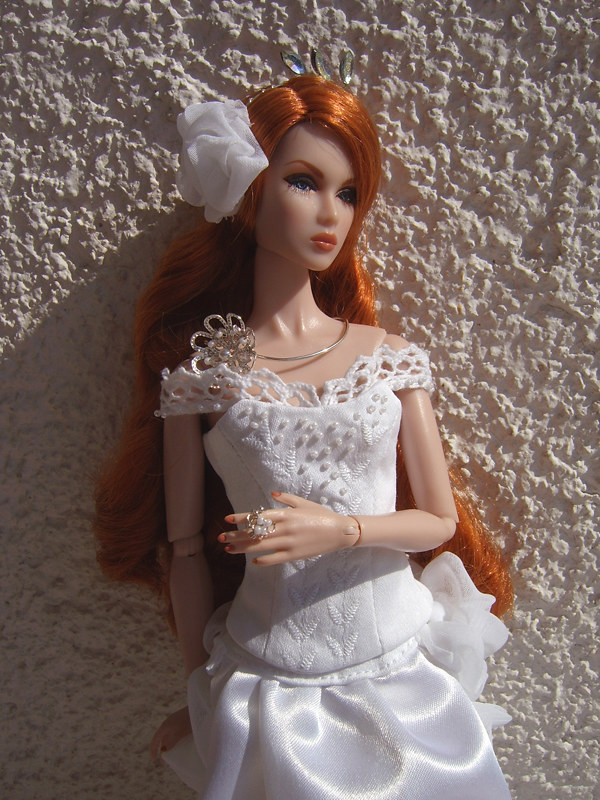only pearls wedding dress