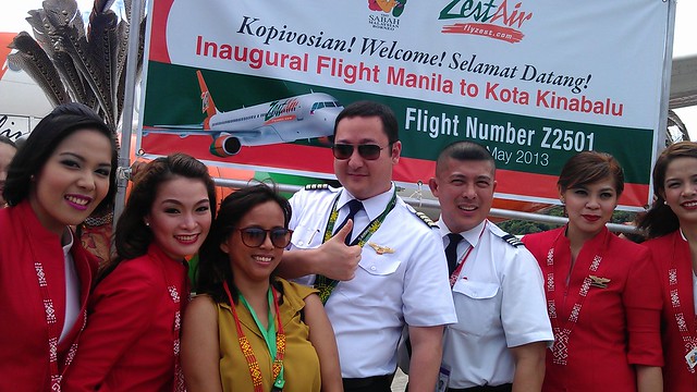 Zest Air Flight Z2501 captain and cabin crew