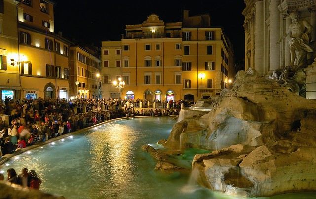City of Rome And Its Magnificent Trevi Fountain