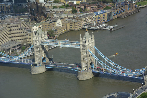 The Shard, The View From The Viewing Platform, Tower Bridge