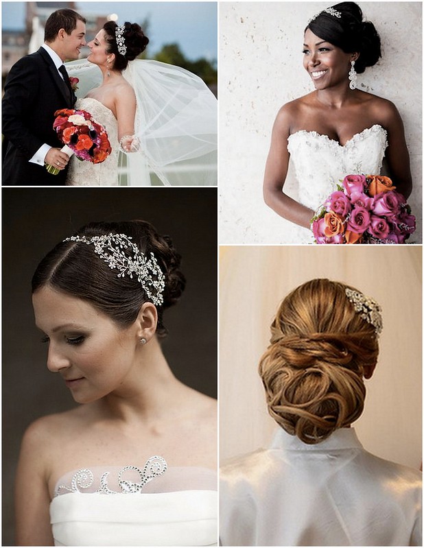 Real Bridal Styles Bride Hair Inspiration - Updos