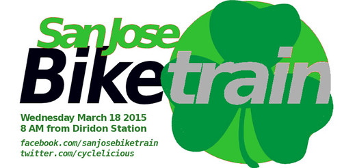 San Jose bike train with dates