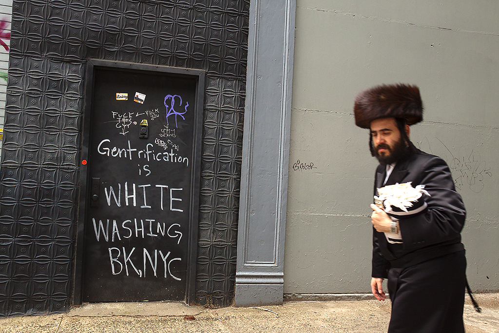 Gentrification is WHITE WASHING BK, NYC--Williamsburg