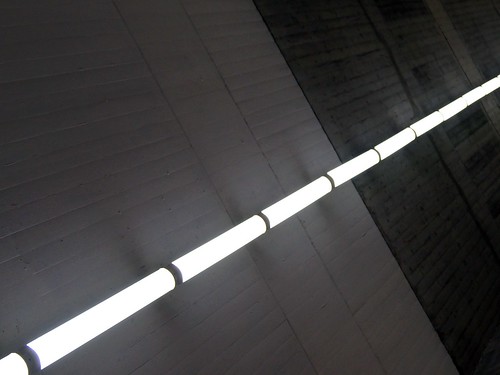 light ceiling abstract concrete line neon strip tube pix42day