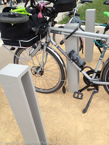 Bike parking at The Fields park-10