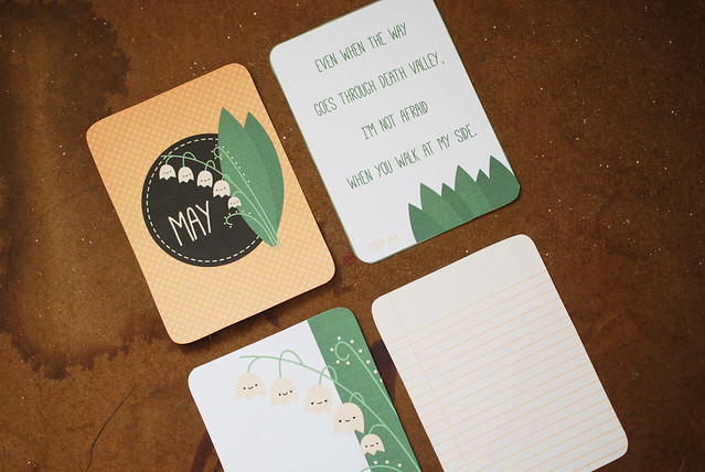 Wild Olive: printable: may journal cards