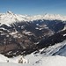 Letecký pohled do údolí Maurienne