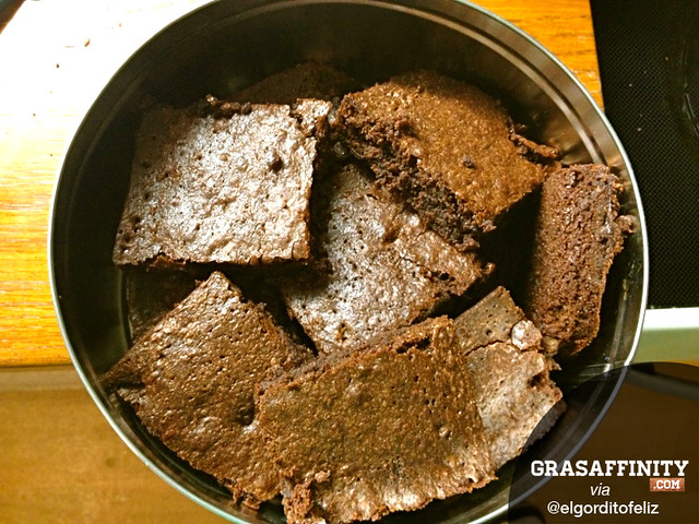 Receta de brownie de chocolate con nueces 
