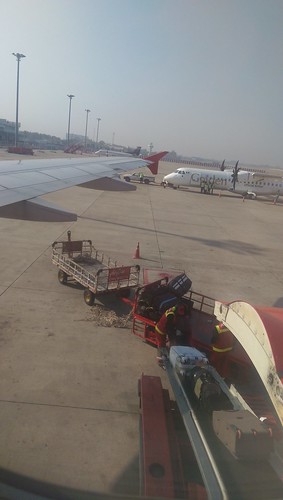 Luggage loading onto plane