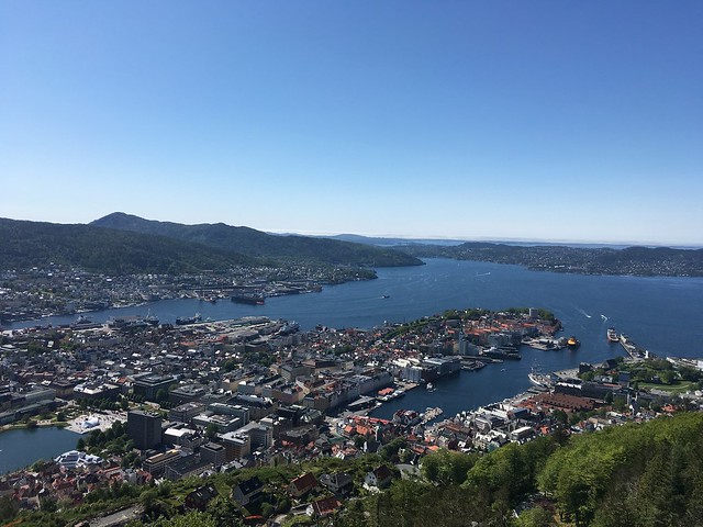 Bergen from Fløyen