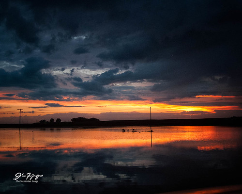 canada calgary water clouds sunrise landscape photography alberta prairie slough
