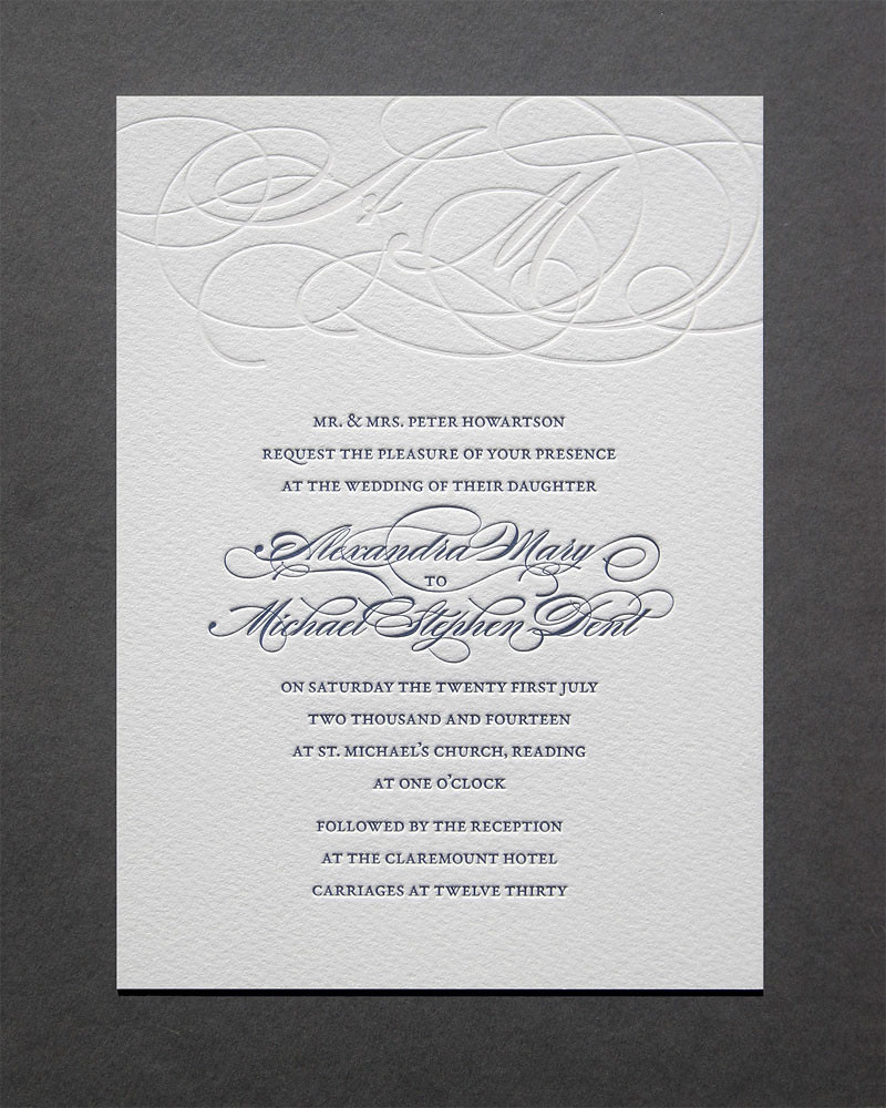 Burgues Letterpress Wedding Invitations Download Photo Photo