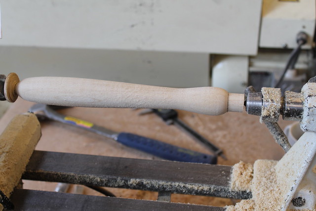 Final shape of wooden handle
