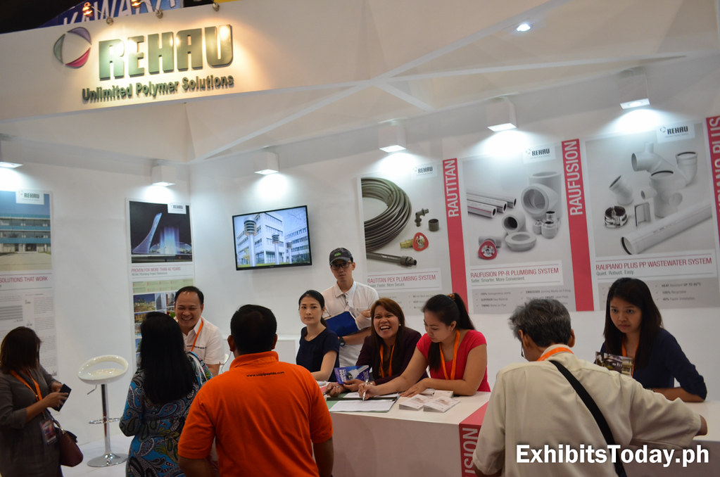Rehau Unlimited Polymer Solution Exhibit Booth