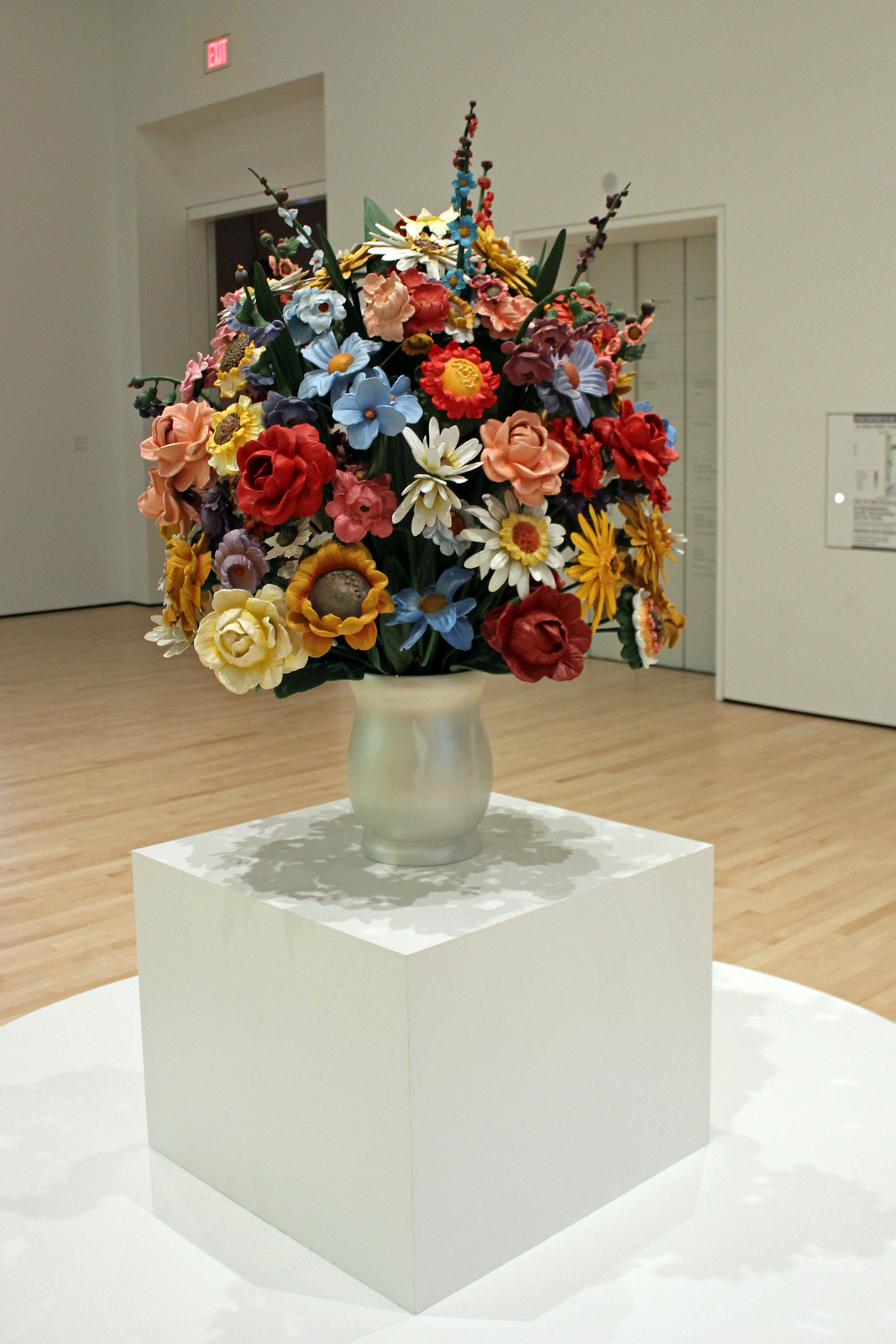 Large Vase of Flowers, by Jeff Koons