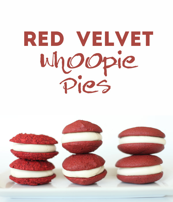 Red Velvet Whoopie Pies