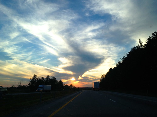 Sunset outside Nashville