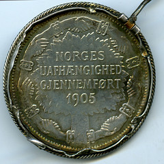 Minnemynt fra Kroningen 1906 - 2 kroner (Revers)
