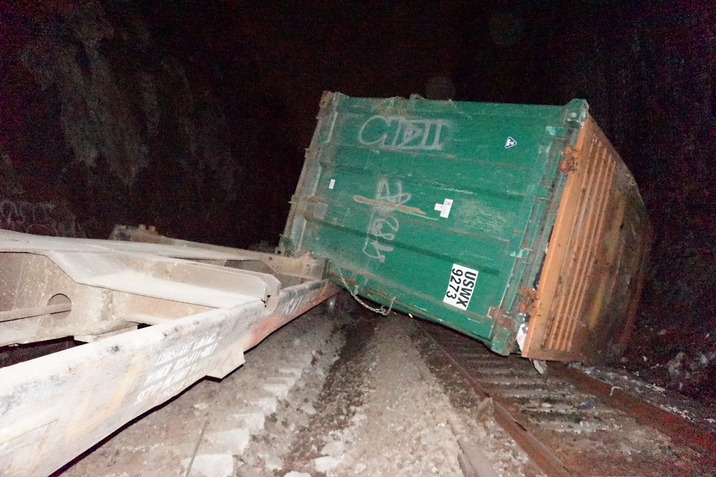 Freight derailment on Metro-North Railroad Hudson Line