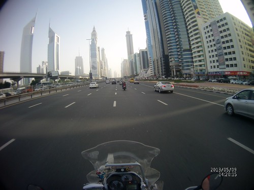 Veduta del centro di Dubai