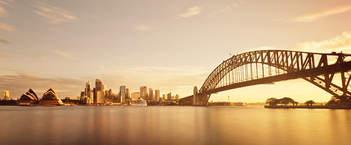 city longexposure bridge sunset skyline gold nikon sydney australia nsw sydneyharbour goldenhour sydneyoperahouse sydneyharbourbridge kirribilli nikond7000