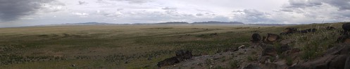 panorama mountains desert panoramic mongolia gobi altai