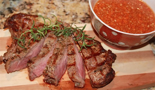 Strip Steak with Japanese Dipping Sauce Janice