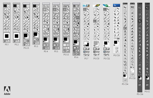 photoshop-toolbars-through-the-years