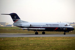 British Airways F.28-2000 F-GDUV TLS 25/07/1995