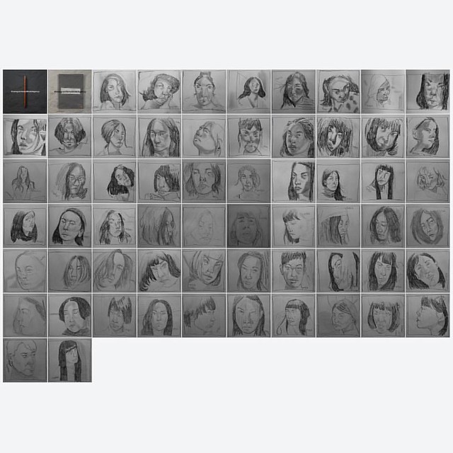 用全本畫簿去畫一整個 #InstagramismyModelAgency 系列，證明了這本畫簿有六十頁。 另外就是，畫了六十個正方形還是很難畫得好。 然後，諗吓下本畫乜好。