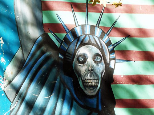 Pintura en la que fuera Embajada de Estados Unidos en Irán