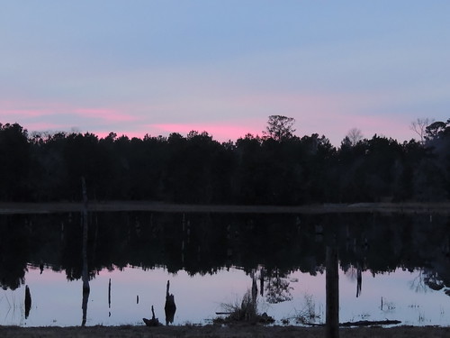 sunset lake reflection water silhouettes horseshoelake