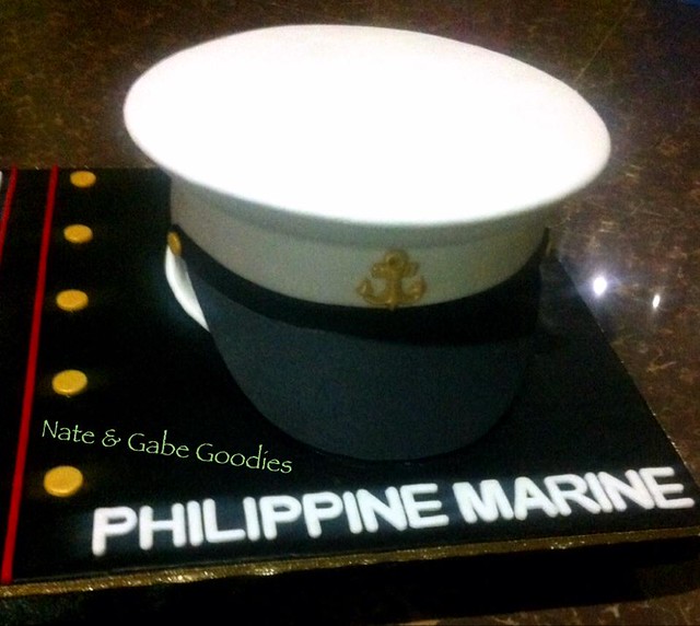 Philippine Marines Cap Inspired Cake by Nate N Gabe Goodies