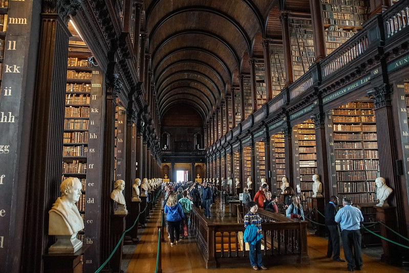 Long room in Trinity college