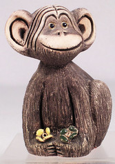 045 Monkey with Flowers