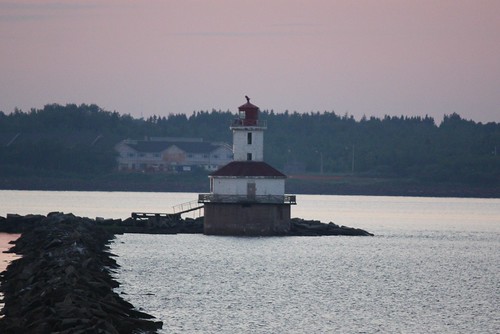sunset lighthouse canada prince pei summerside princecounty bedeque maccallumspoint