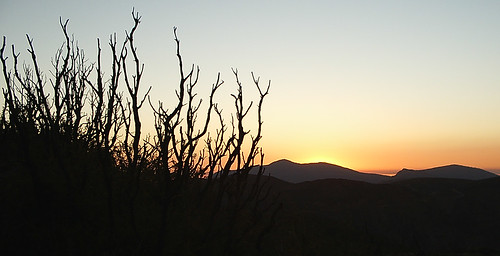 sunset summer orange black mountains yellow night hiking digimax
