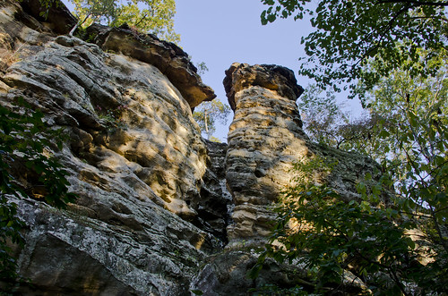 cliff nature rock landscape illinois giantcity makanda devilsstandtable