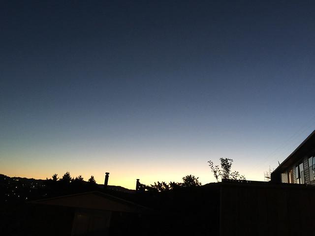 Sunset in Wellington