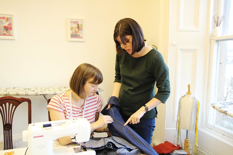 blogger sewing day at the stitchery