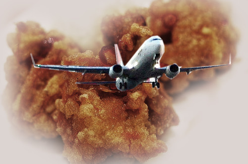 explosion with Fried chicken